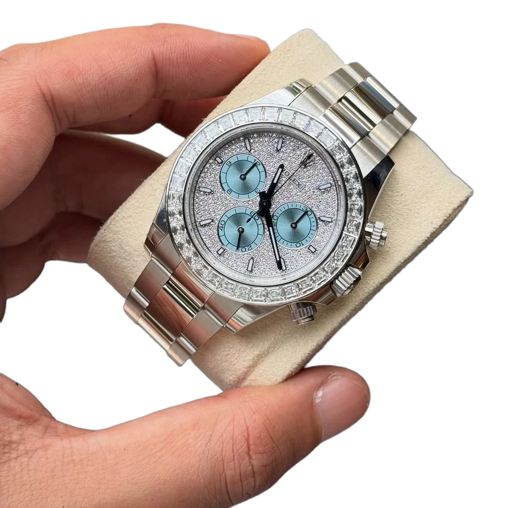 Daytona Diamond Pave Dial Platinum Watch 116576TBR