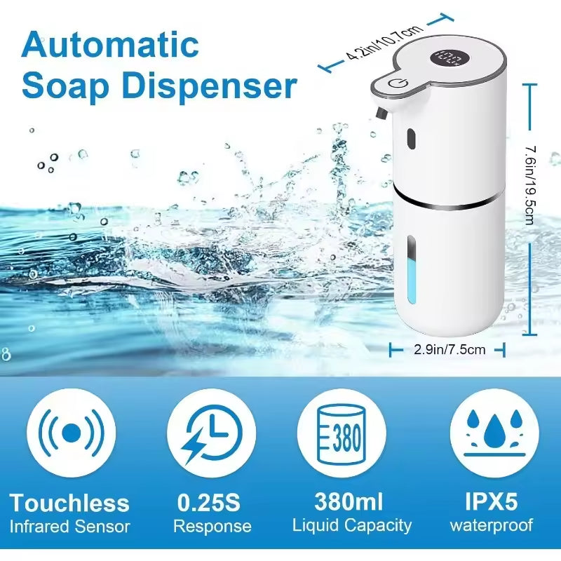Automatic Liquid Soap Dispenser – Touchless & Rechargeable