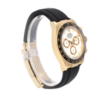 Daytona 40mm Yellow Gold White Dial Mens Watch 126518