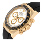 Daytona 40mm Yellow Gold White Dial Mens Watch 126518