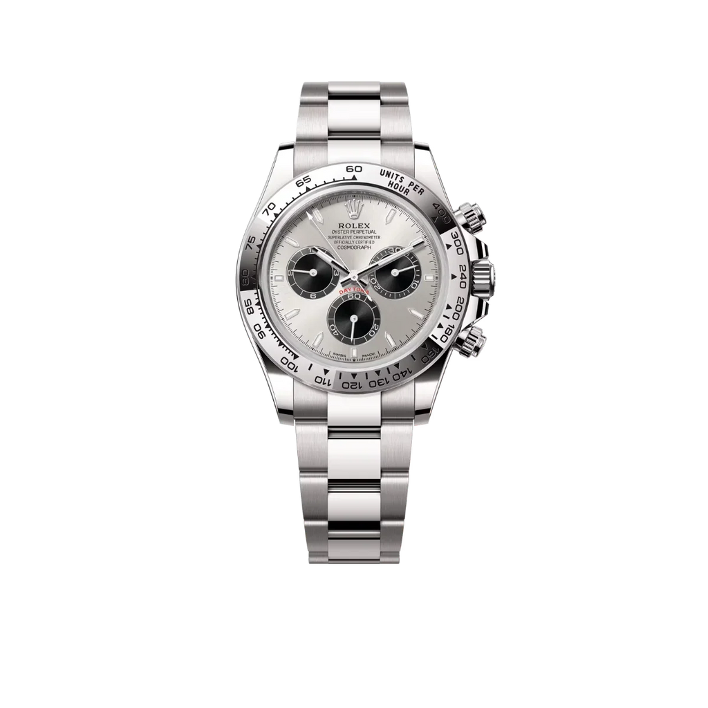 Daytona 40 mm White Gold Silver Dial Mens Watch M126509-0003