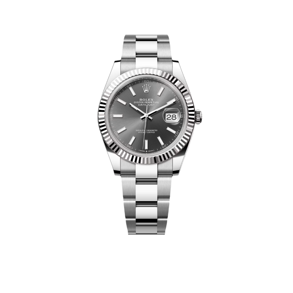 Datejust 41 mm Stainless Steel Slate Dial Oyster M126334-0013 New