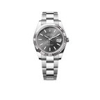 Datejust 41 mm Stainless Steel Slate Dial Oyster M126334-0013 New