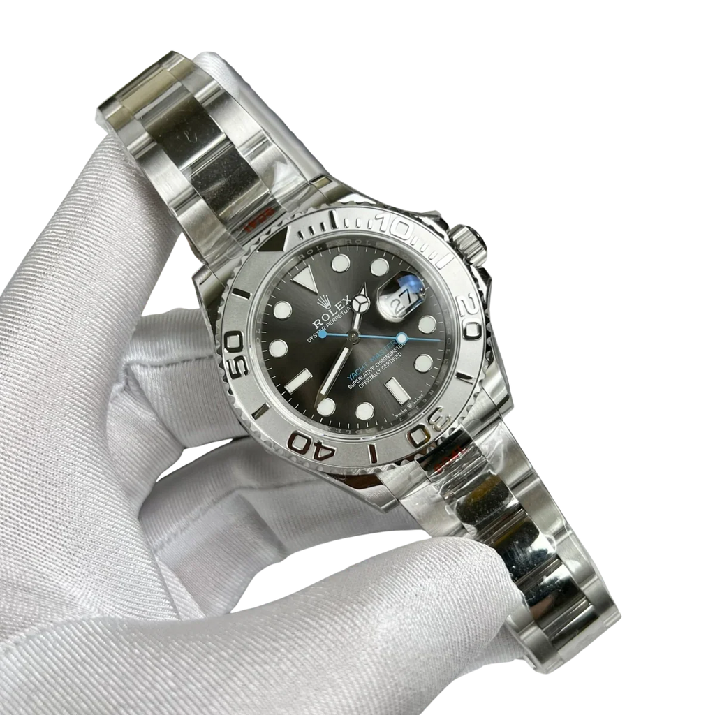 Yacht-Master 40 mm Dark Rhodium Dial, Stainless Steel Oyster Bracelet Mens Watch M126622-0001