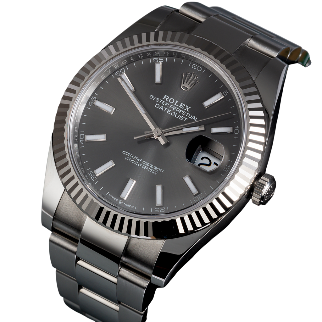 Datejust 41 mm Stainless Steel Slate Dial Oyster M126334-0013 New