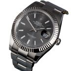 Datejust 41 mm Stainless Steel Slate Dial Oyster M126334-0013 New