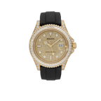 Yacht-Master 226668TBR, 18K Yellow Gold, Pave Index Dial, Oysterflex Bracelet, 42 mm