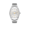 Oyster Perpetual 41mm Steel Silver Dial Mens Watch 124300