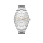 Oyster Perpetual 41mm Steel Silver Dial Mens Watch 124300