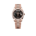 Day-Date 40 228345RBR Rose Gold Eisenkiesel Diamond Dial Diamond Bezel
