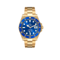 Submariner 41mm Yellow Gold Blue Dial Bezel Mens Watch 126618