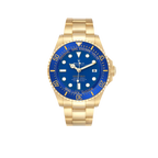 Seadweller Deepsea 44mm Yellow Gold Blue Dial Mens Watch 136668