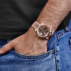 Day-Date 40mm 228235 Rose Gold Chocolate Roman Dial (2025)