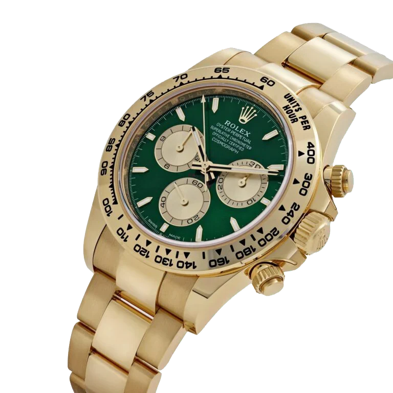 Daytona 126508 John Mayer 2.0 Yellow Gold Bright Green and Golden Dial (2025)