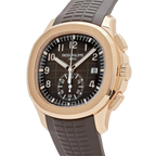 Aquanaut 42mm 5968R-001 Chronograph Rose Gold Brown Dial