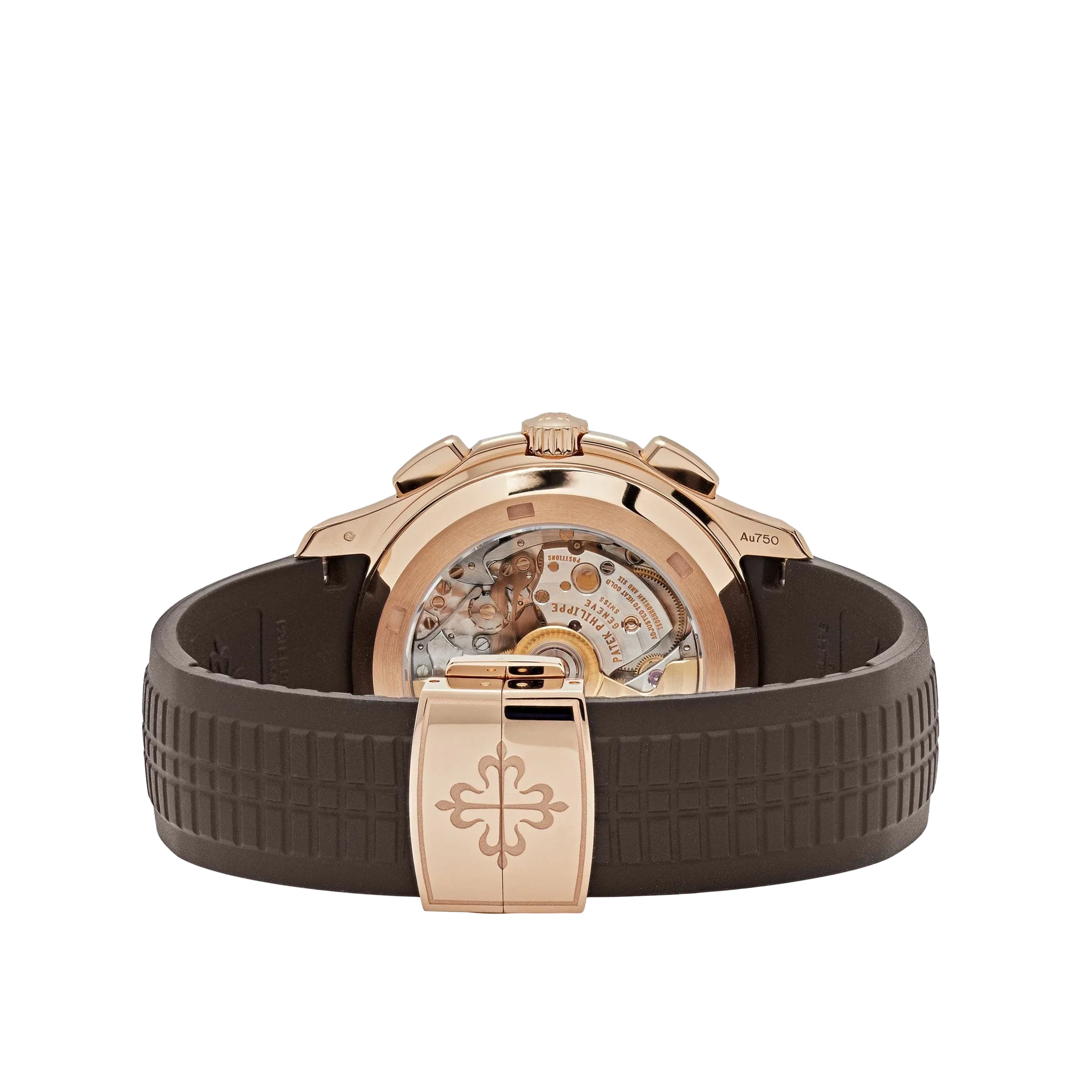 Aquanaut 42mm 5968R-001 Chronograph Rose Gold Brown Dial