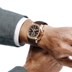 Aquanaut 42mm 5968R-001 Chronograph Rose Gold Brown Dial