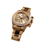 Daytona 18K Yellow Gold Gold Sundust Dial Diamond Bezel Oyster Bracelet 40 mm 126598TBR