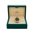 President Day-Date 40mm Black Dial Yellow Gold Diamond Mens Watch 228238