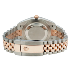 Datejust 41MM 126331 Chocolate Diamond Dial Fluted Bezel Two Tone Rose Gold Jubilee Bracelet