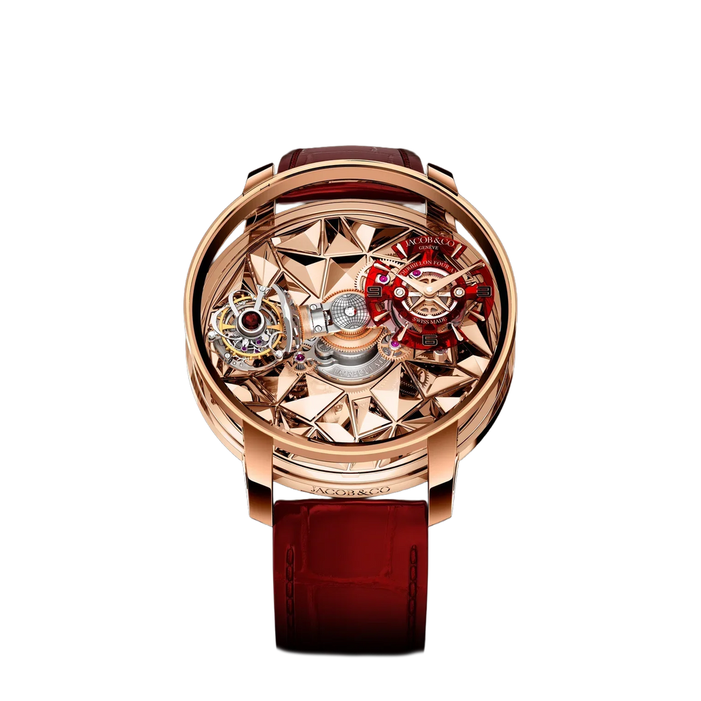 Astronomia Revolution Four-Axis Tourbillon 47mm Rose Gold, Sapphire Manual Winding AT180.40.AB.AA.A