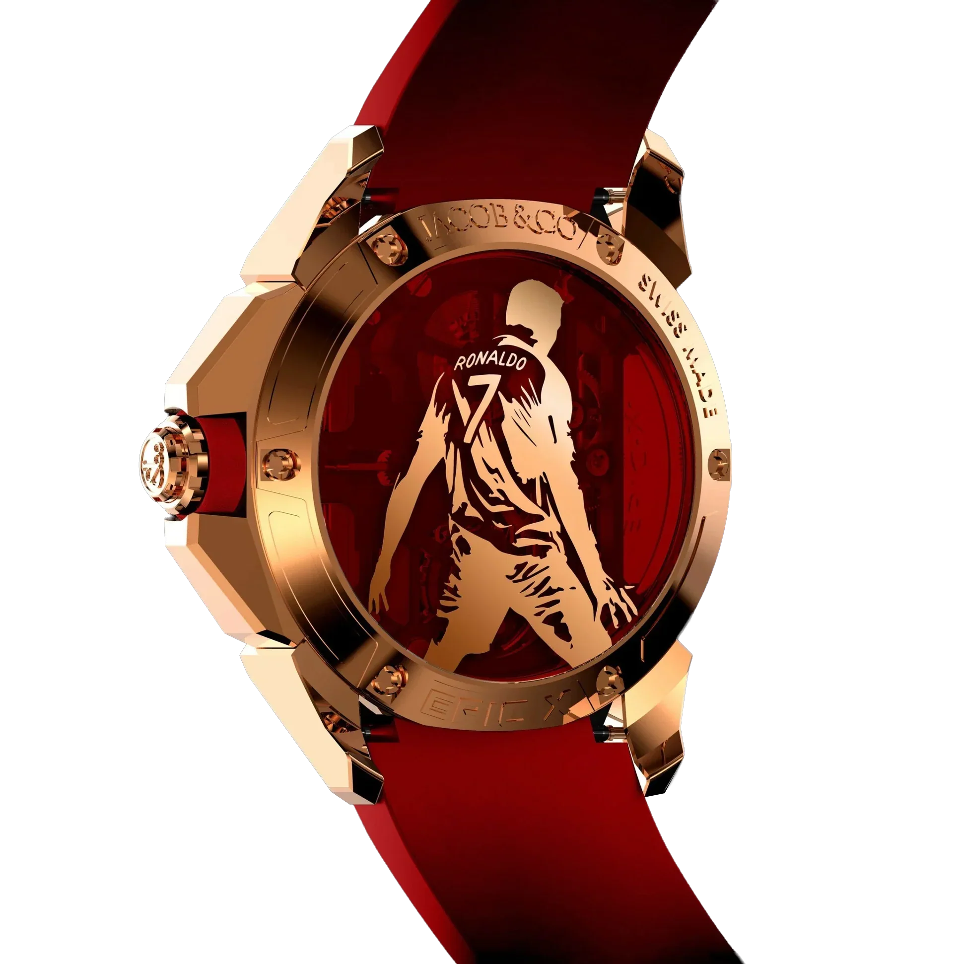 Epic X Flight of CR7 Baguette Rose Gold Manual Winding 44mm EX120.43.BC.AB.A