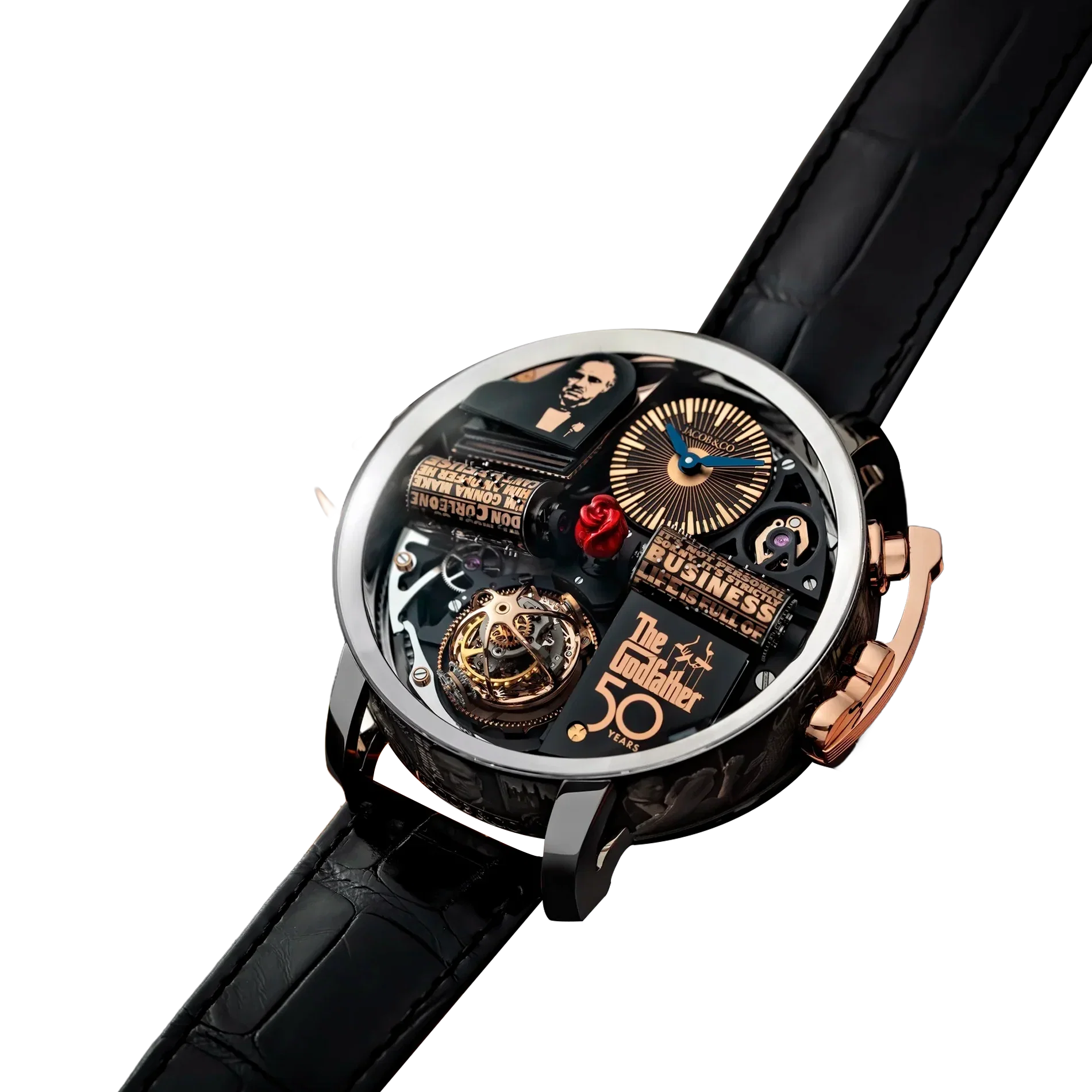 Opera Godfather 50th Anniversary 49mm White Gold Manual Winding OP110.30.AA.AA.A