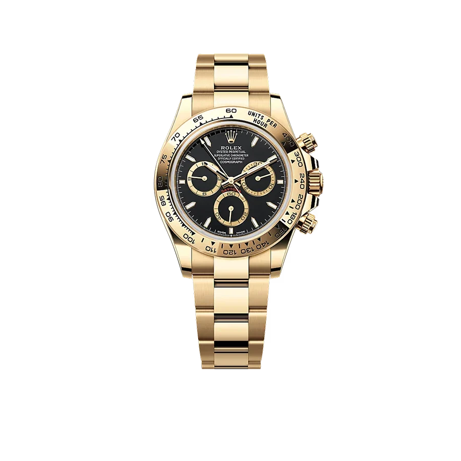 Daytona 40mm Yellow Gold Black Dial 126508  (2025)