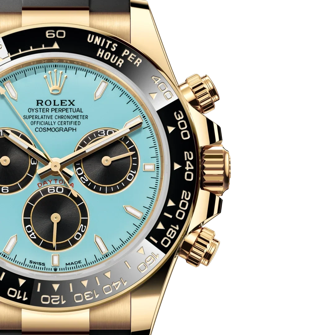 Daytona 40mm Yellow Gold - Turquoise Tiffany Dial 126518LN
