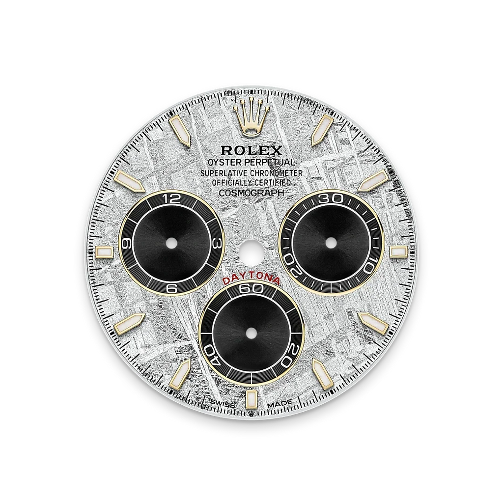Daytona 40mm Oyster Perpetual Yellow Gold with Meteorite and Black Dial M126518LN-0016