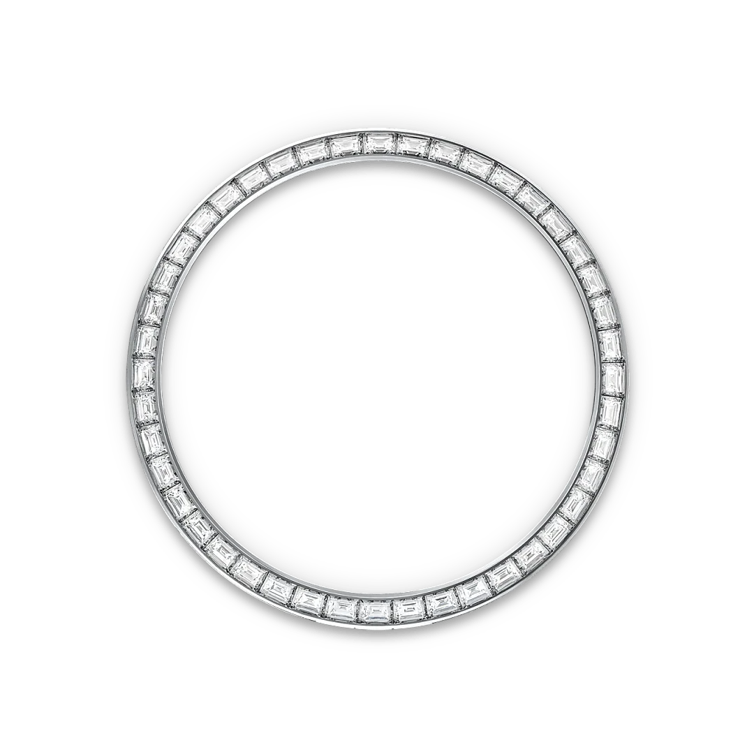 Land-Dweller Oyster 40mm Platinum & Diamonds Ice Blue Honeycomb Motif Dial M127386TBR-0001