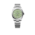 Oyster Perpetual 41mm Stainless Steel Pistachio Dial Men Watch 134300-0006 New 2025