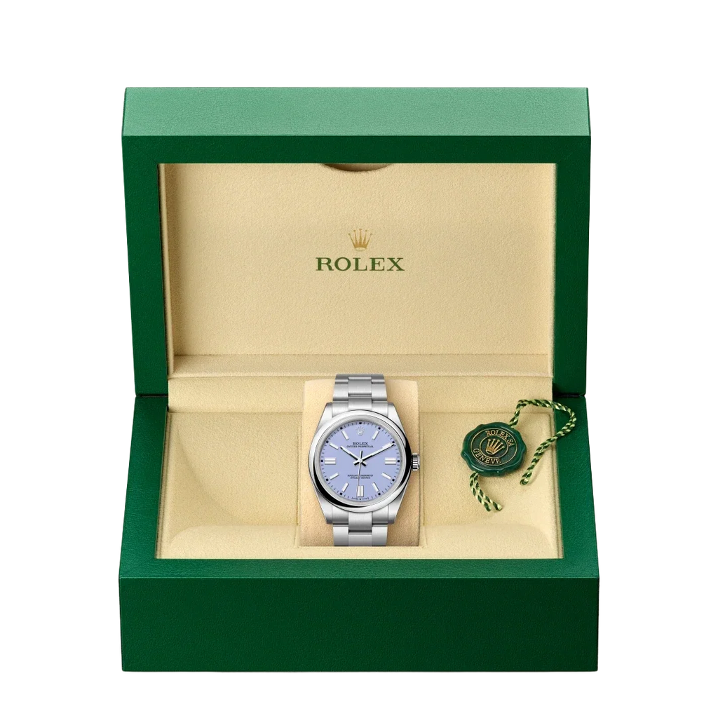 Oyster Perpetual 41mm Stainless Steel Lavender Dial Men Watch 134300-0012 New 2025