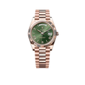 Day-Date Oyster Everose gold 40mm Green Olive 228235