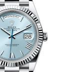 President Day-Date 40mm Ice Blue Dial Platinum Mens Watch 228236