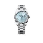 President Day-Date 40mm Ice Blue Dial Platinum Mens Watch 228236