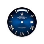 Day-date Oyster Perpetual 40mm White Gold Blue Ombré Dial, Fluted bezel M228239-0076