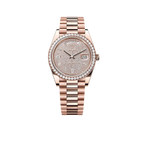 Day-Date 40 228345RBR Rose Gold Diamond Dial Diamond Bezel New 228345rbr-0002