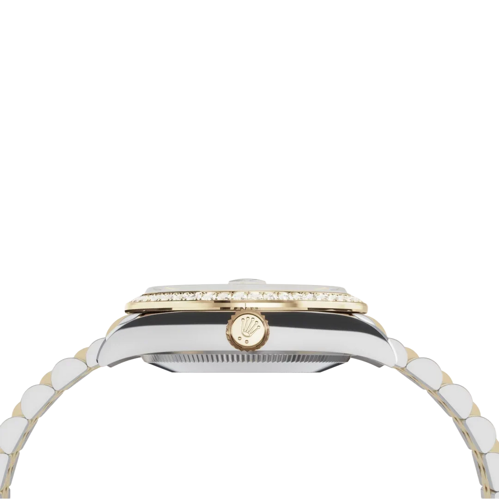 Lady-Datejust 31 mm, Oystersteel, yellow gold and diamonds M278383RBR-0018