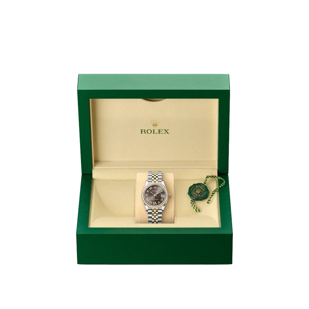 Lady-Datejust 31 mm, Oystersteel, yellow gold and diamonds M278383RBR-0018
