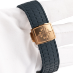Aquanaut Luce 40mm 5261R-001 Annual Calendar Moon Phases Rose Gold Blue-Gray Dial