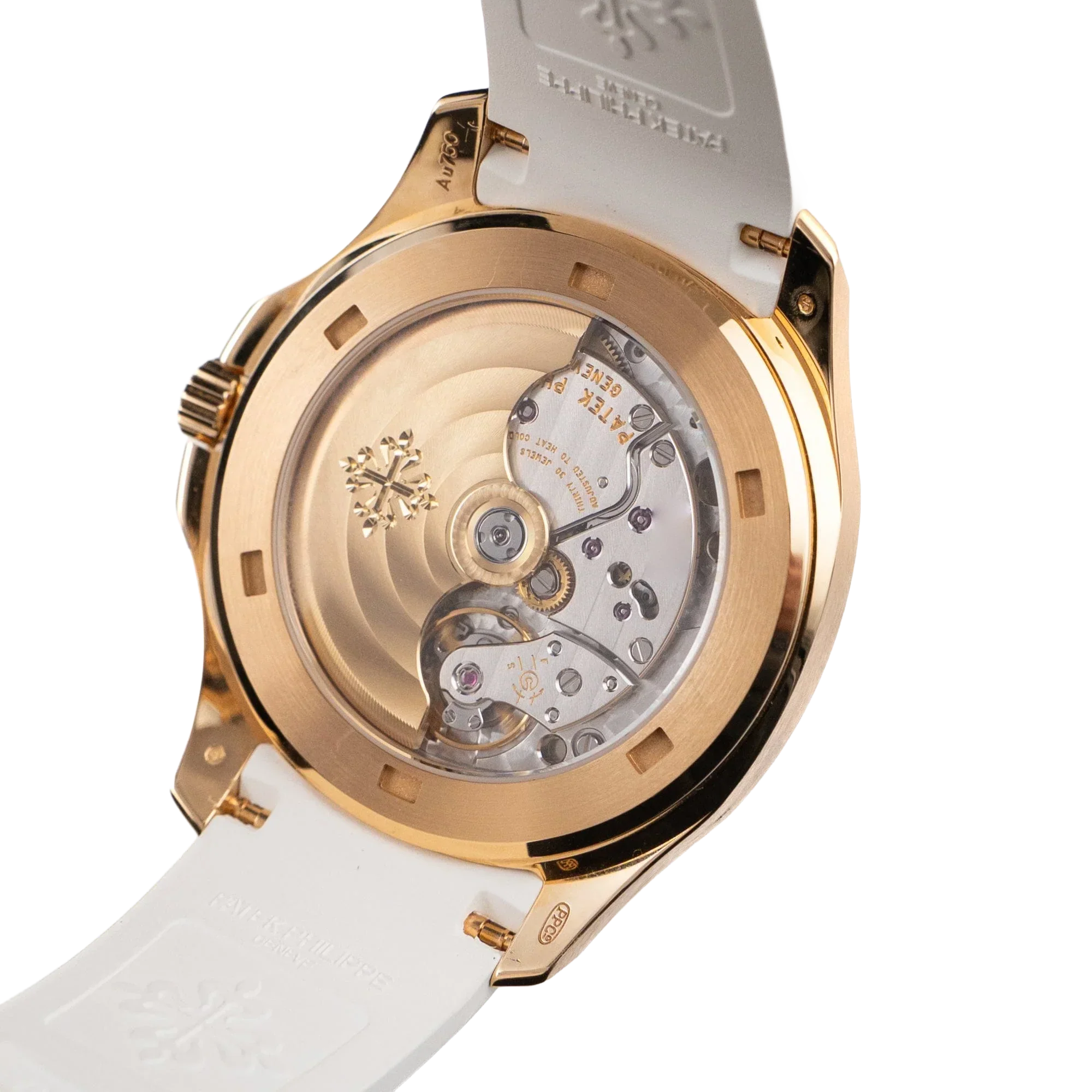 Aquanaut Luce 39mm 5268/200R-001 Rose Gold White Dial Diamond Bezel