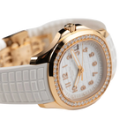 Aquanaut Luce 39mm 5268/200R-001 Rose Gold White Dial Diamond Bezel