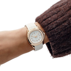 Aquanaut Luce 39mm 5268/200R-001 Rose Gold White Dial Diamond Bezel