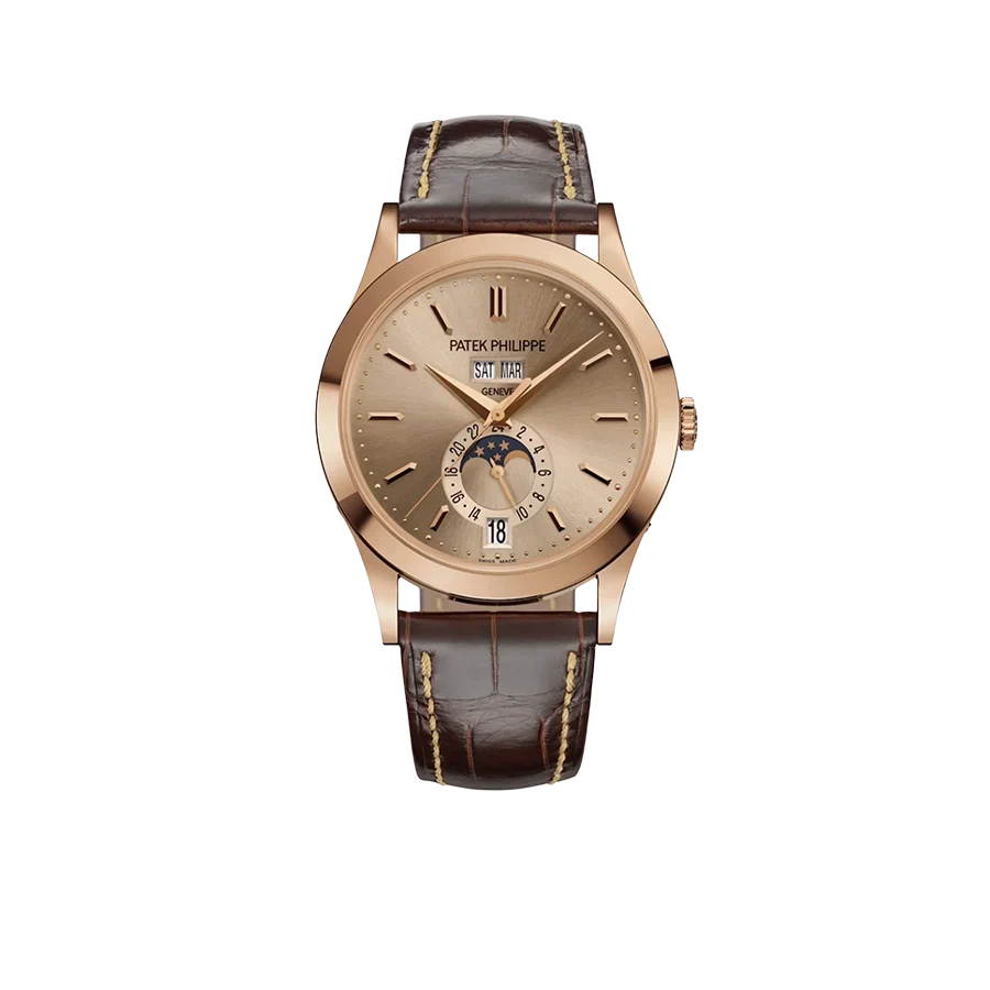 Complications 38mm 5396R-016 Annual Calendar Moon Phases Rose Gold Sand Beige Dial
