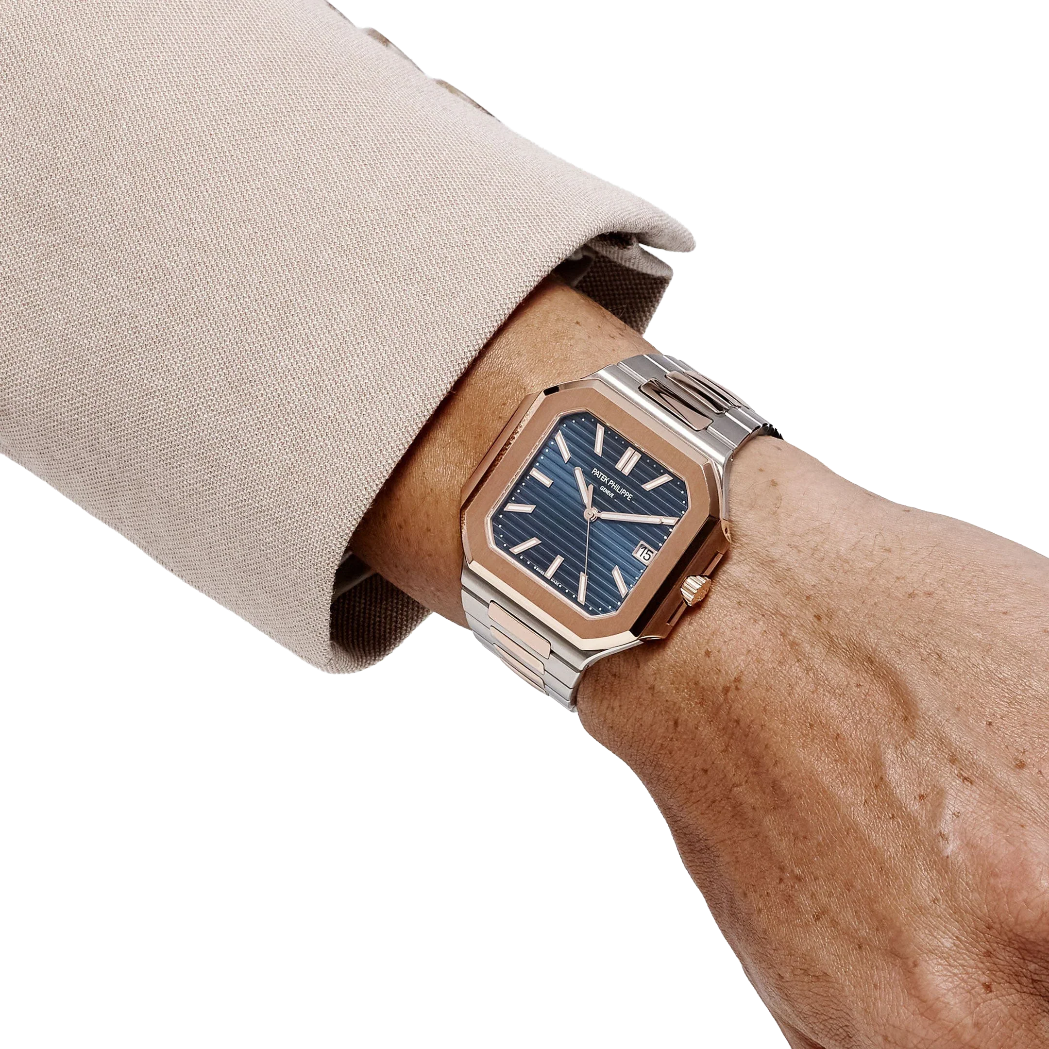 Cubitus 45mm 5821/1AR-001 Stainless Steel Rose Gold Blue Dial