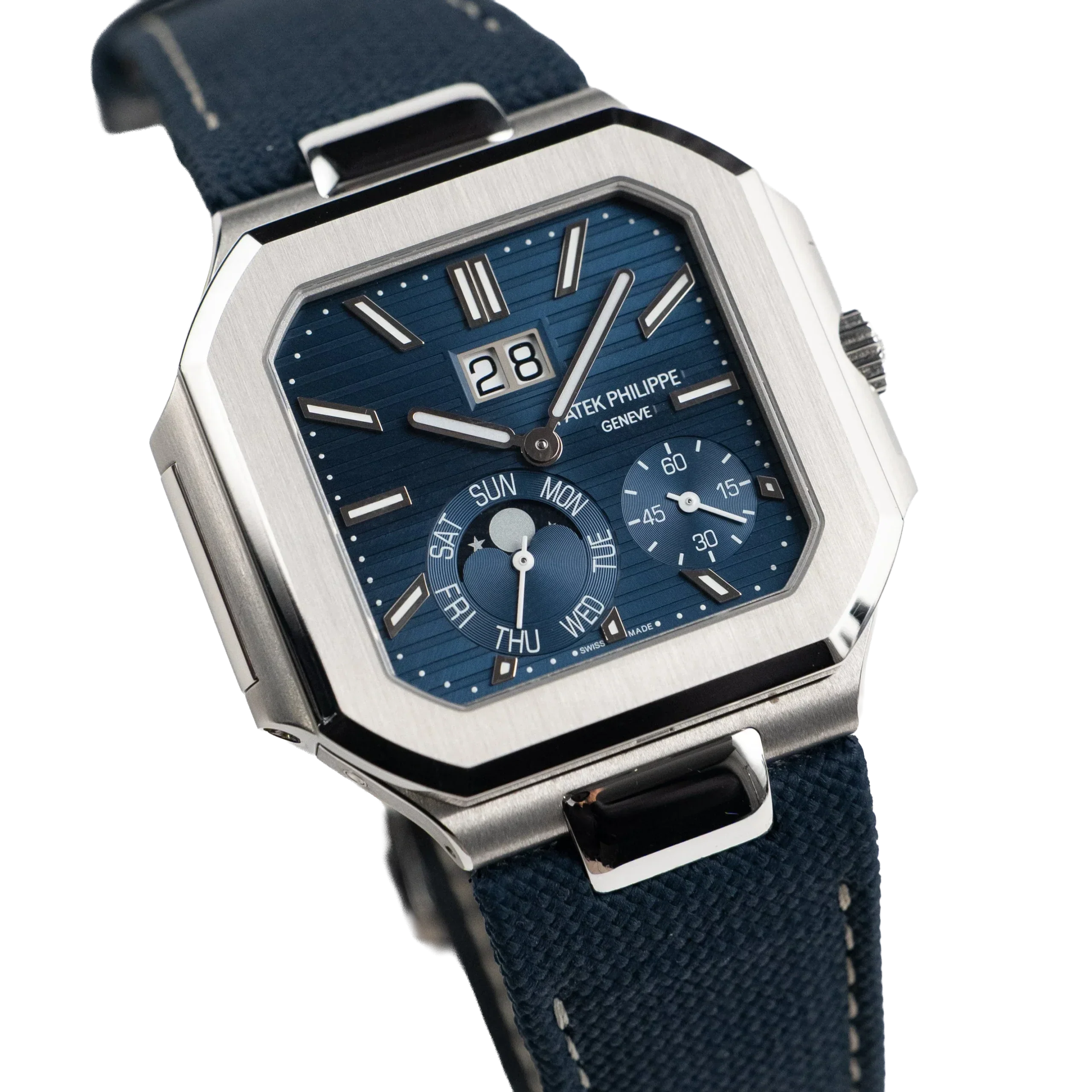 Cubitus 45mm 5822P-001 Platinum Blue Dial Moon Phase
