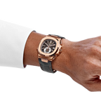 Nautilus 40mm 5980R-001 Chronograph Rose Gold Brown Dial