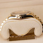 President Day-date II 41mm 218348 18k Yellow Gold Baguette Diamond & Ruby Dial