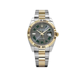 Datejust 41mm Yellow Gold Stainless Steel Wimbledon Slate Dial Oyster 126333